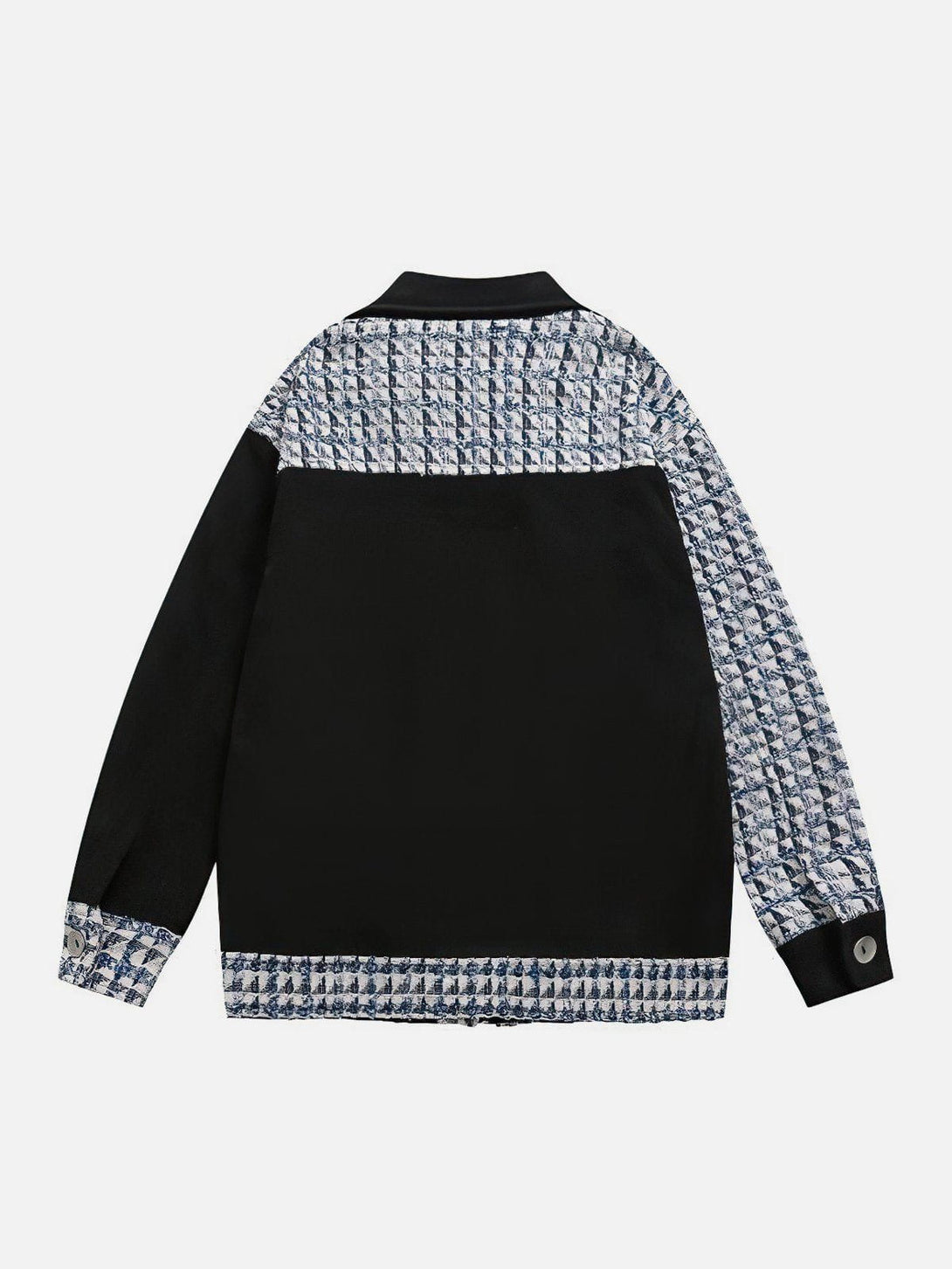 Ellesey - Corduroy Knit Patchwork Jacket- Streetwear Fashion - ellesey.com