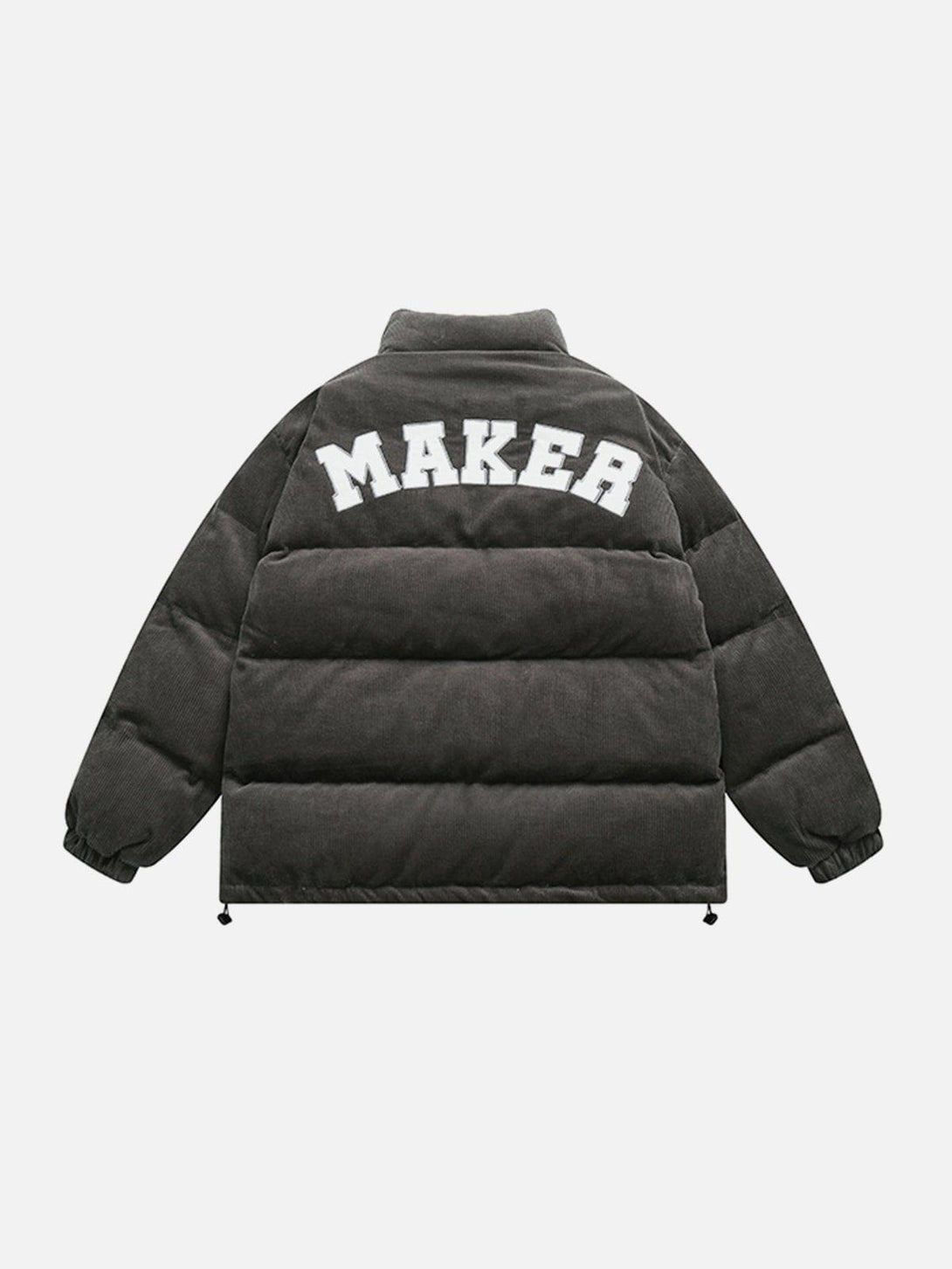 Ellesey - Corduroy Patchwork Embroidered Winter Coat-Streetwear Fashion - ellesey.com