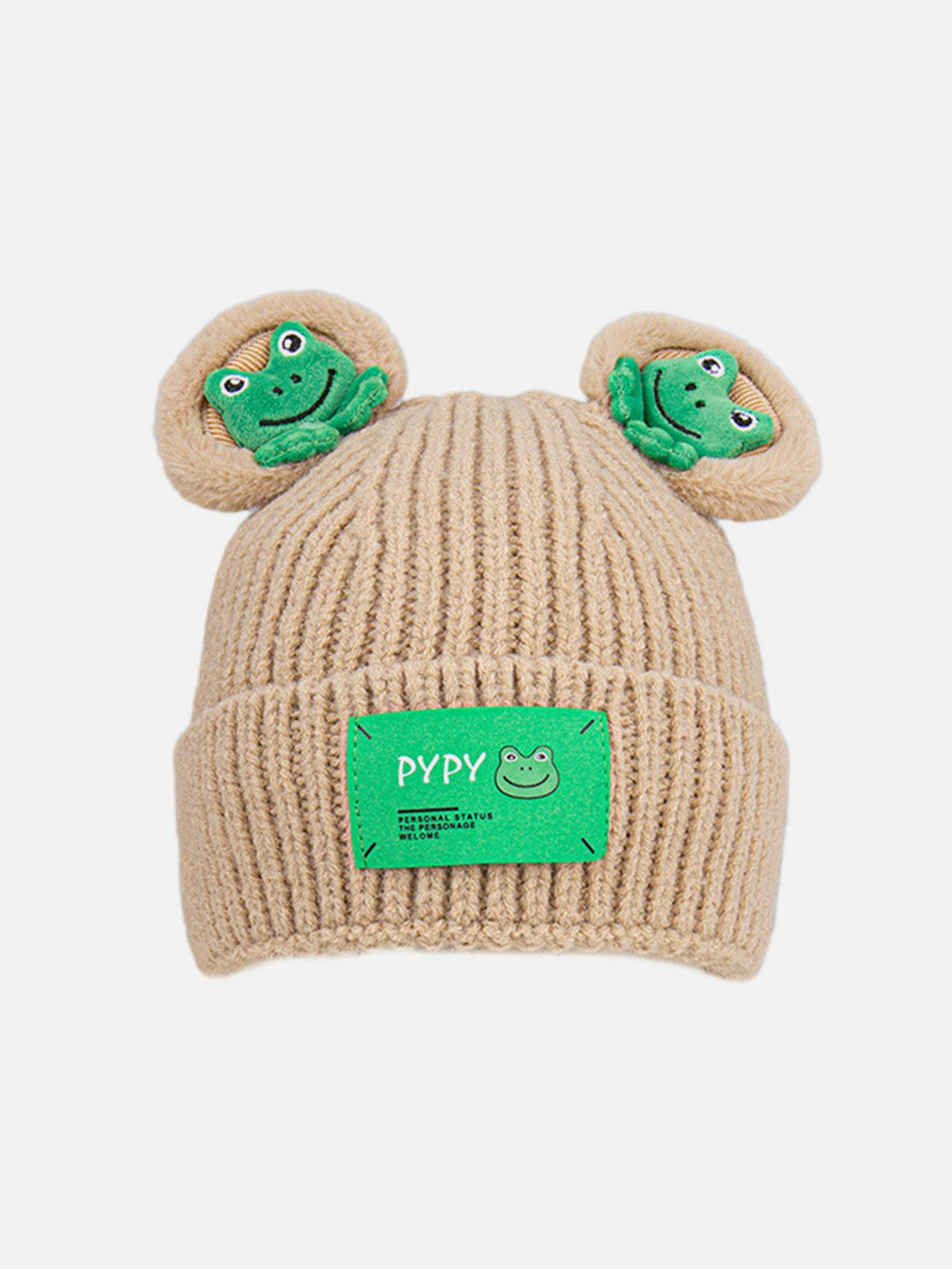 Ellesey - Cute Cartoon 3D Frog Knitting Hat- Streetwear Fashion - ellesey.com