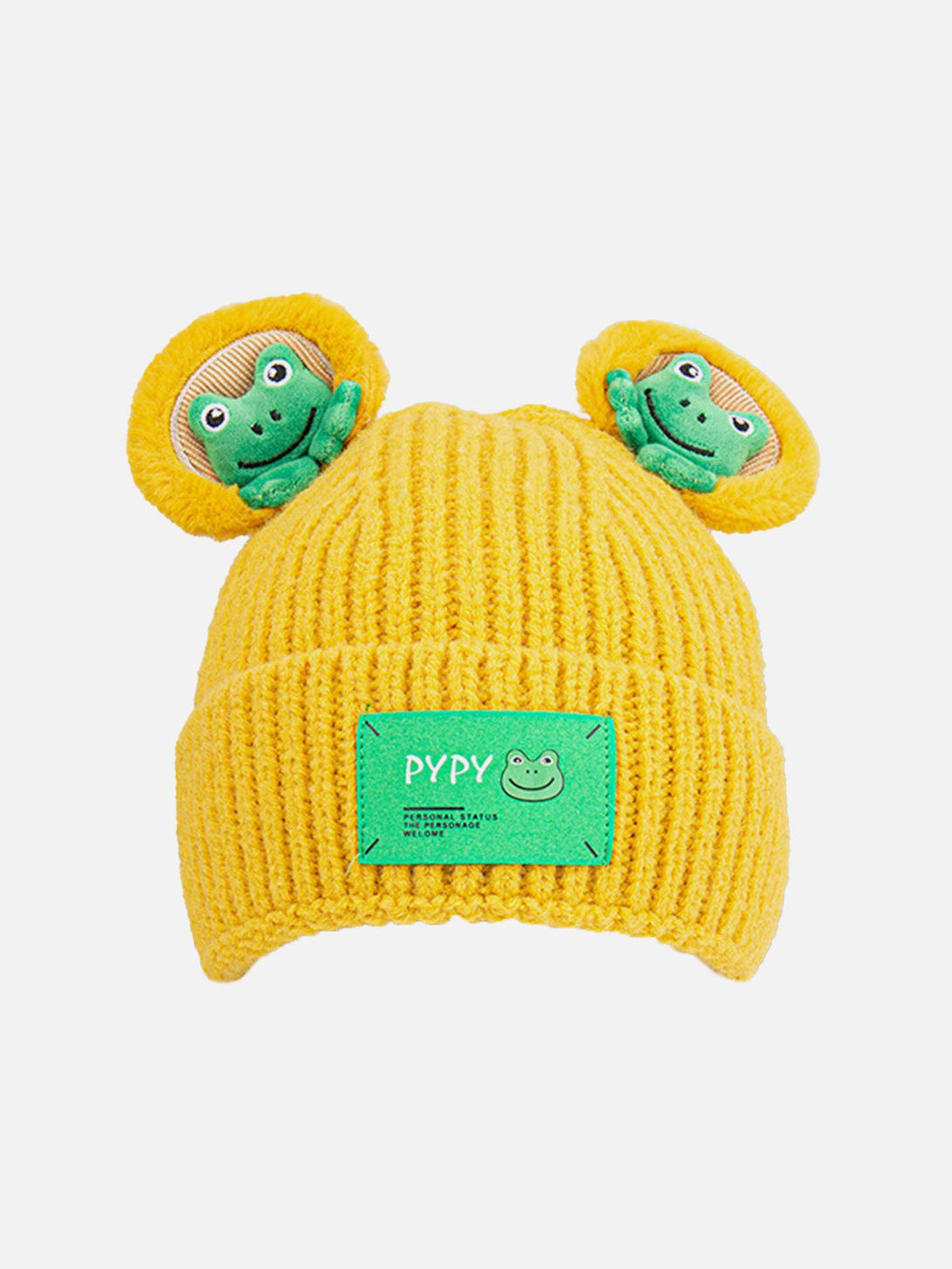 Ellesey - Cute Cartoon 3D Frog Knitting Hat- Streetwear Fashion - ellesey.com