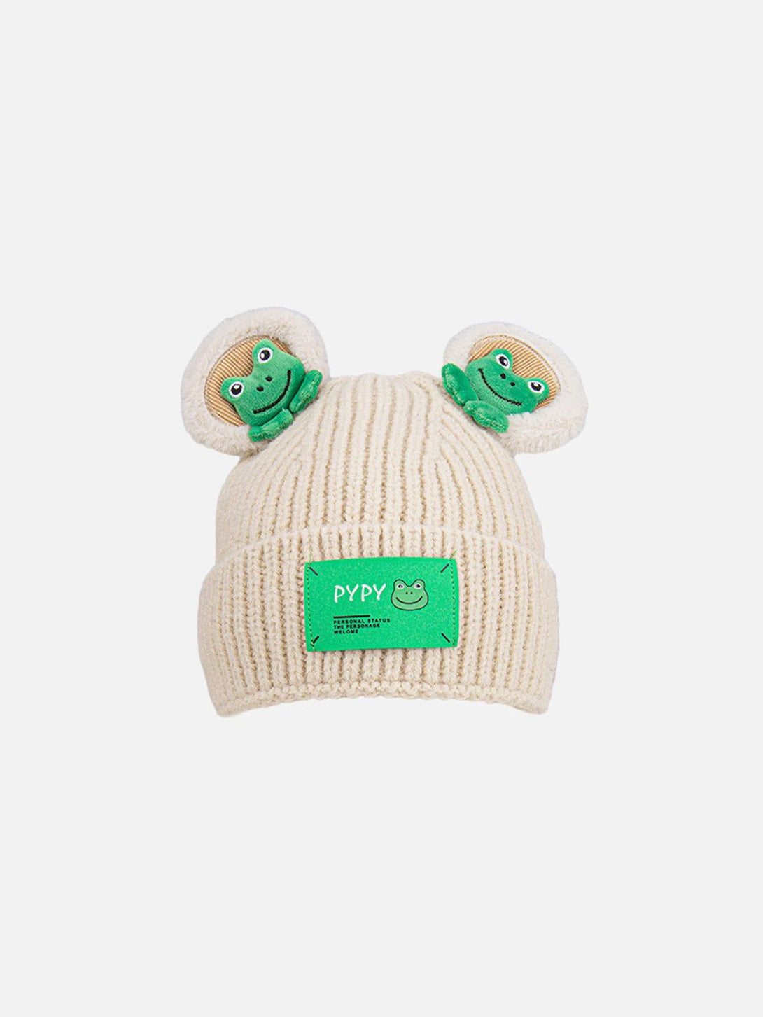 Ellesey - Cute Cartoon 3D Frog Knitting Hat- Streetwear Fashion - ellesey.com