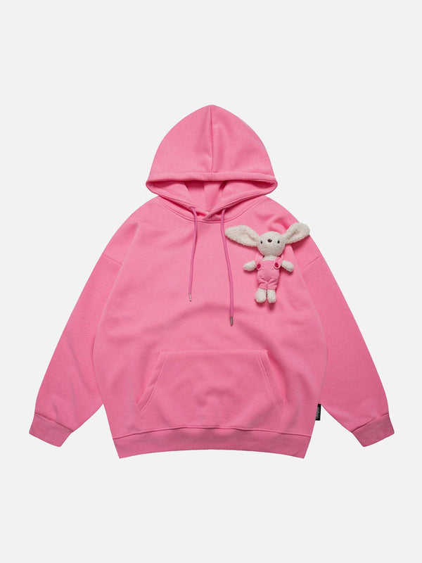 Ellesey - Cute Rabbit Doll Hoodie- Streetwear Fashion - ellesey.com