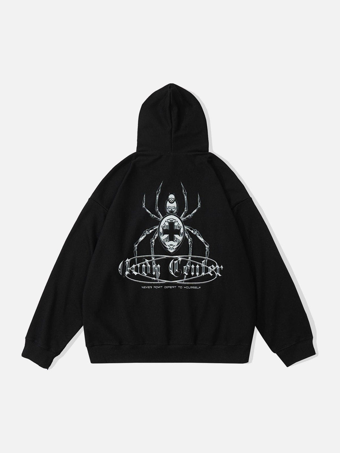 Ellesey - Deadly Venomous Spider Thermo Print Hoodie- Streetwear Fashion - ellesey.com