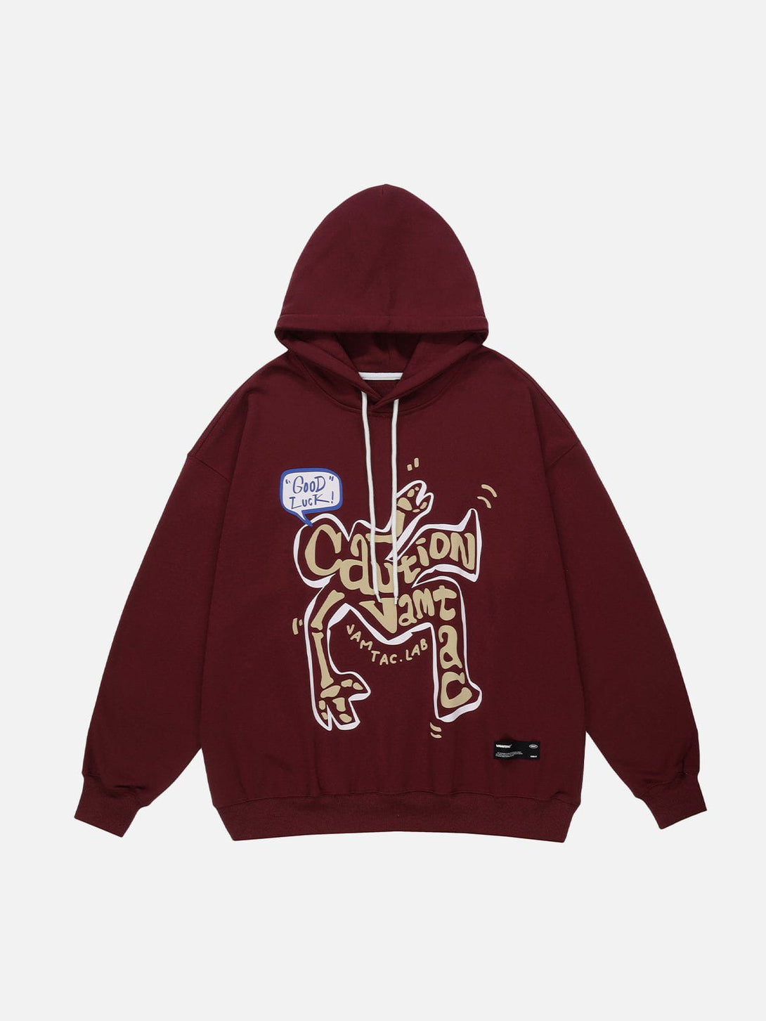 Ellesey - Deformation Of Letters Print Hoodie- Streetwear Fashion - ellesey.com