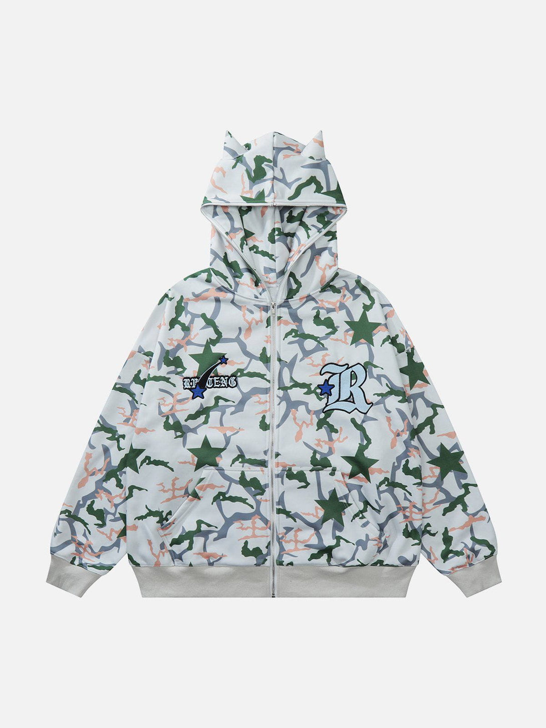 Ellesey - Demon Camo Print Hoodie- Streetwear Fashion - ellesey.com