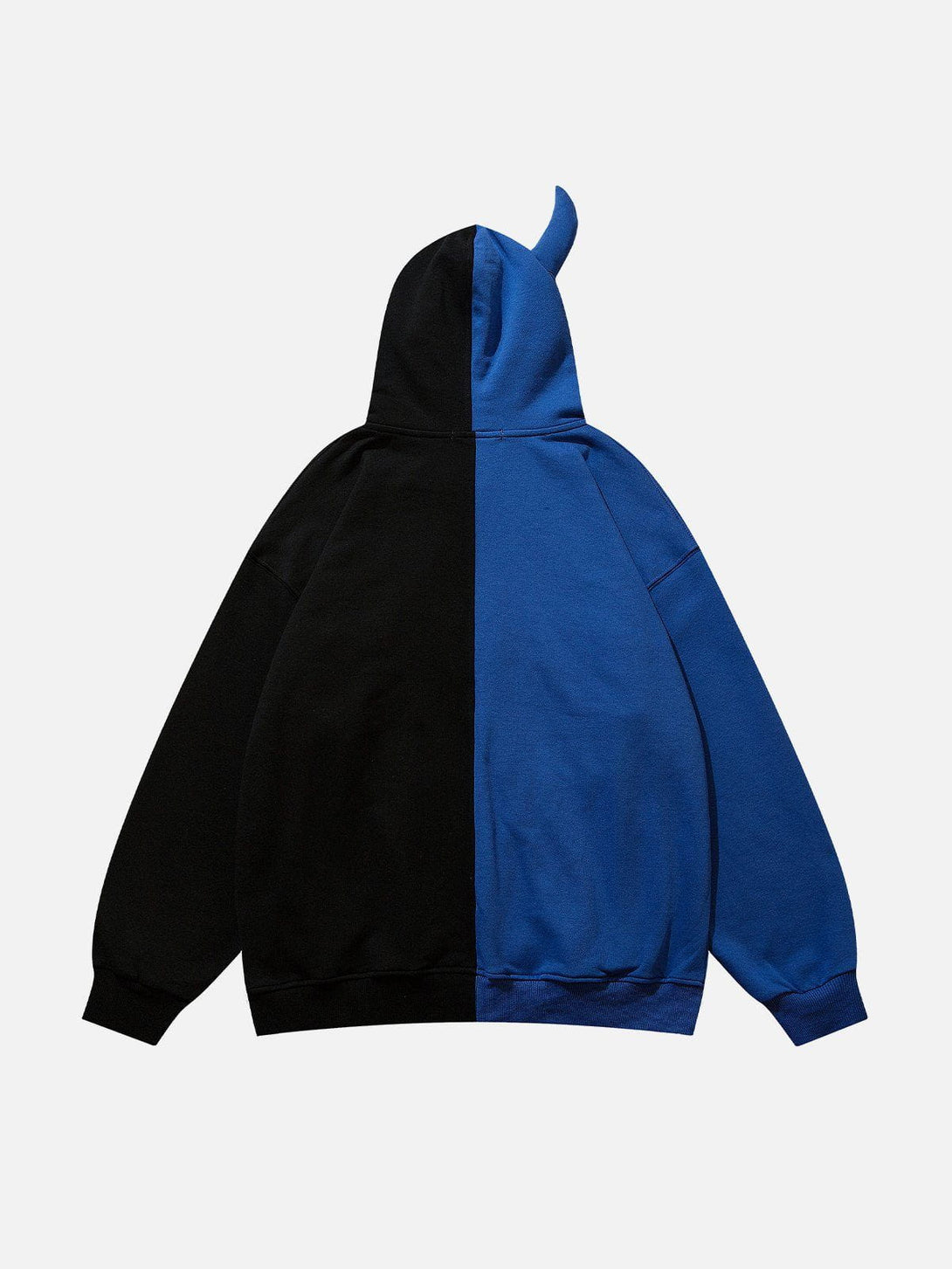 Ellesey - Demon Patchwork Funny Hoodie- Streetwear Fashion - ellesey.com