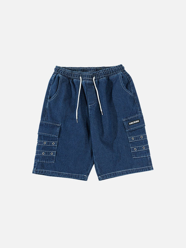 Ellesey - Designer Pocket Denim Shorts- Streetwear Fashion - ellesey.com