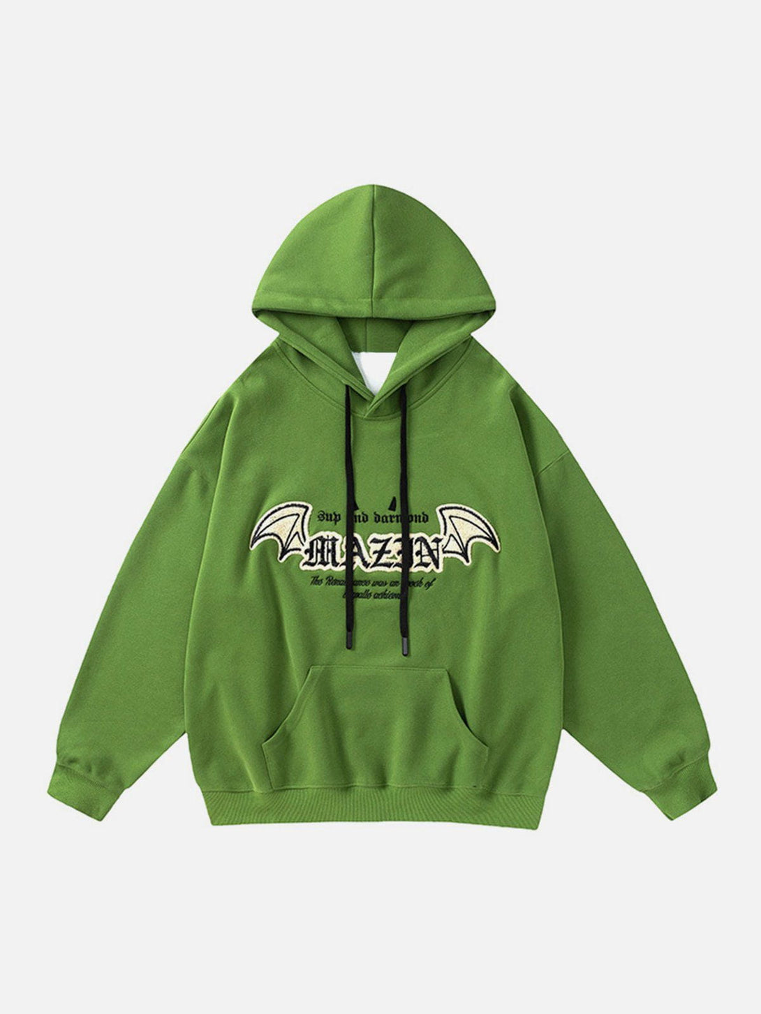 Ellesey - Devil's Wings Embroidery Hoodie- Streetwear Fashion - ellesey.com