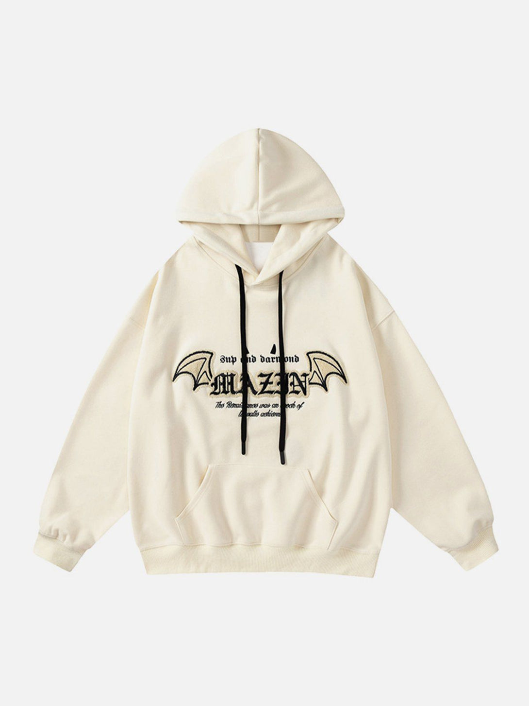 Ellesey - Devil's Wings Embroidery Hoodie- Streetwear Fashion - ellesey.com