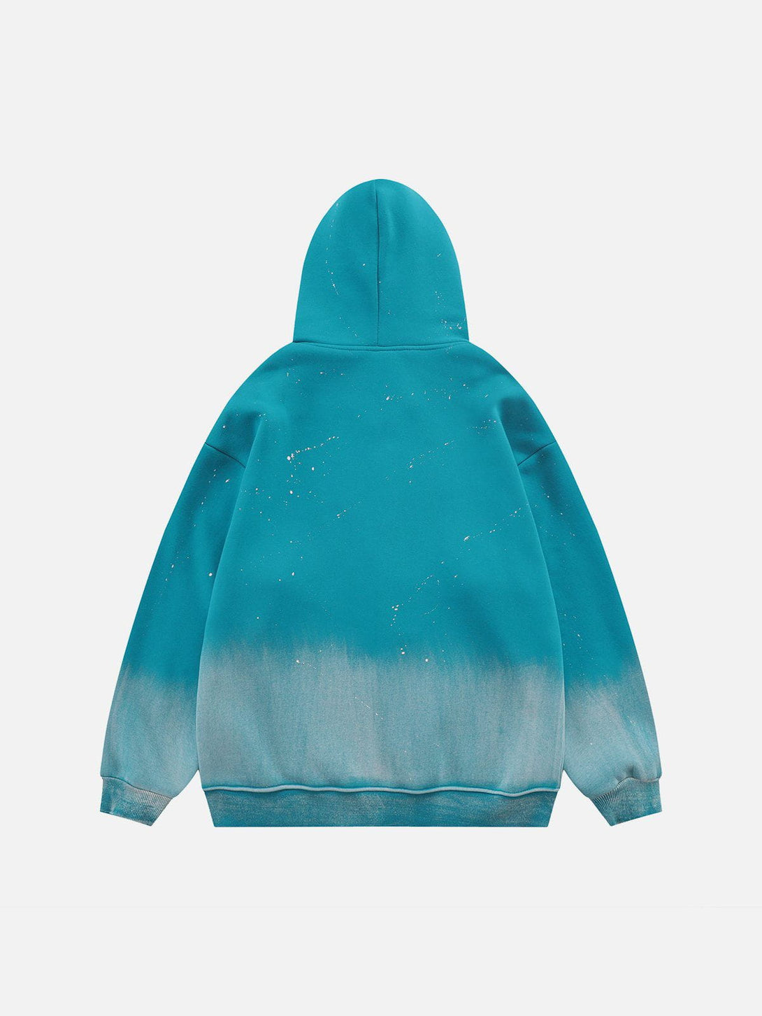 Ellesey - Distressed Gradient Applique Stars Hoodie- Streetwear Fashion - ellesey.com