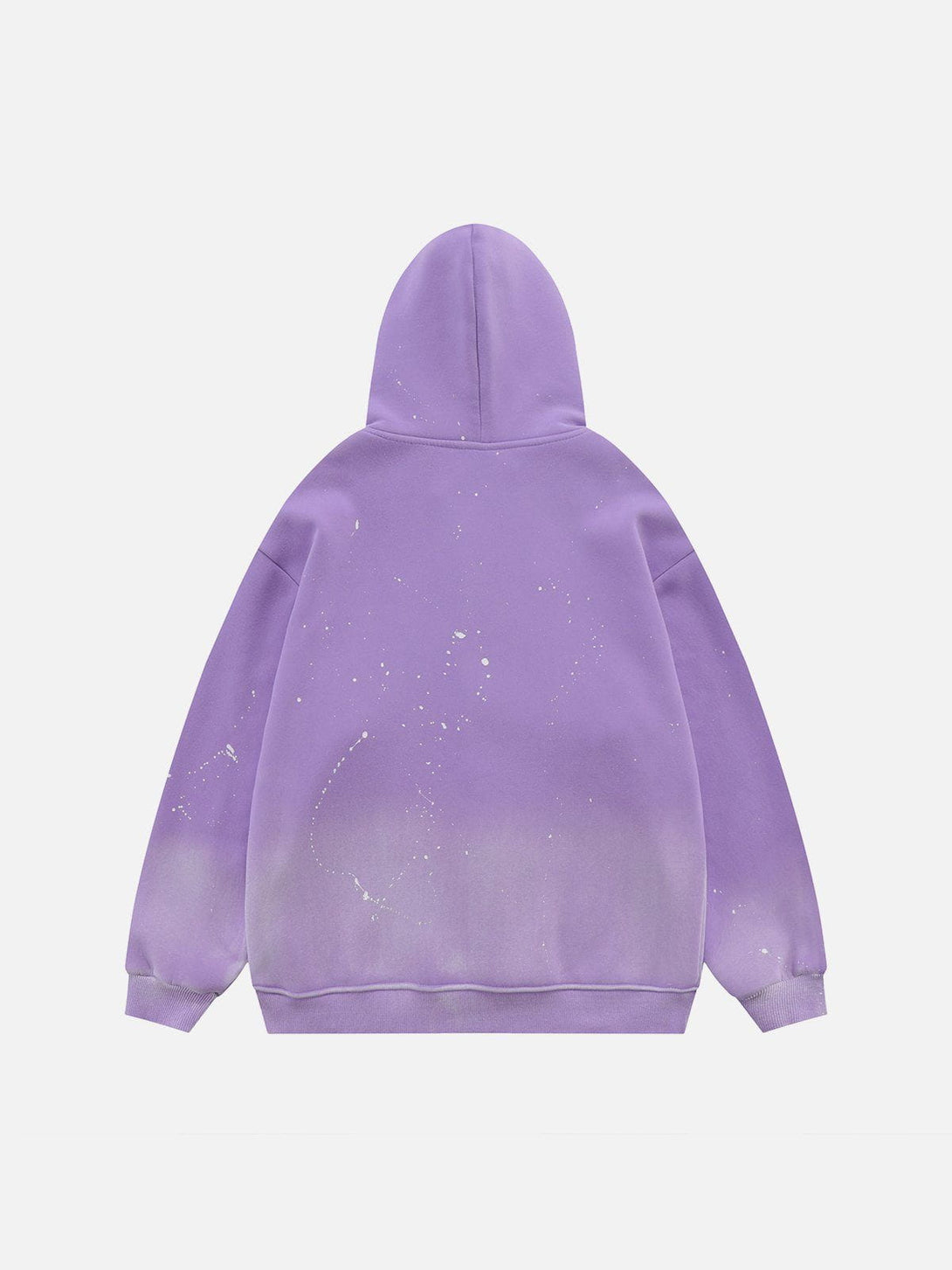 Ellesey - Distressed Gradient Applique Stars Hoodie- Streetwear Fashion - ellesey.com