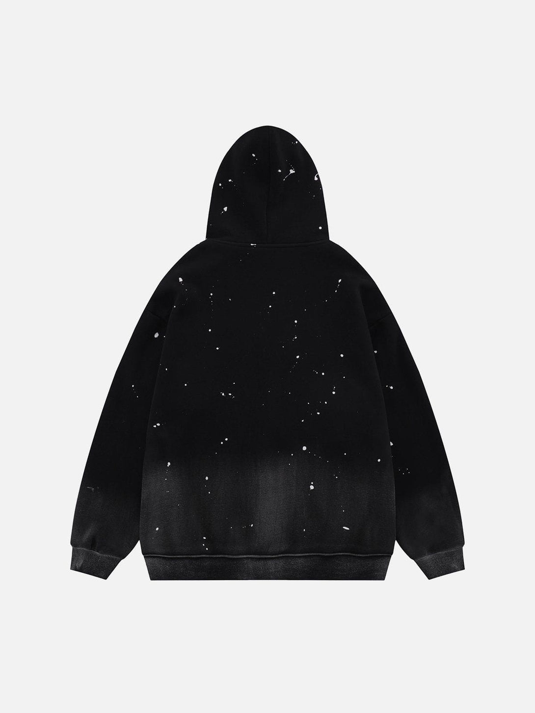 Ellesey - Distressed Gradient Applique Stars Hoodie- Streetwear Fashion - ellesey.com