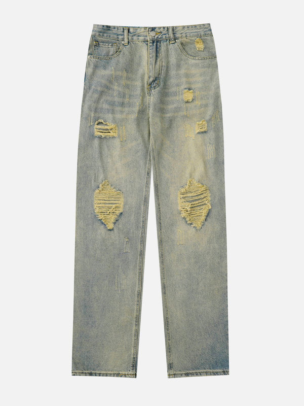 Ellesey - Distressed Washed Jeans- Streetwear Fashion - ellesey.com