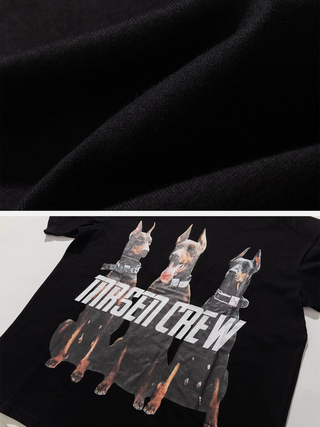 Ellesey - Doberman Pinscher Print Tee- Streetwear Fashion - ellesey.com