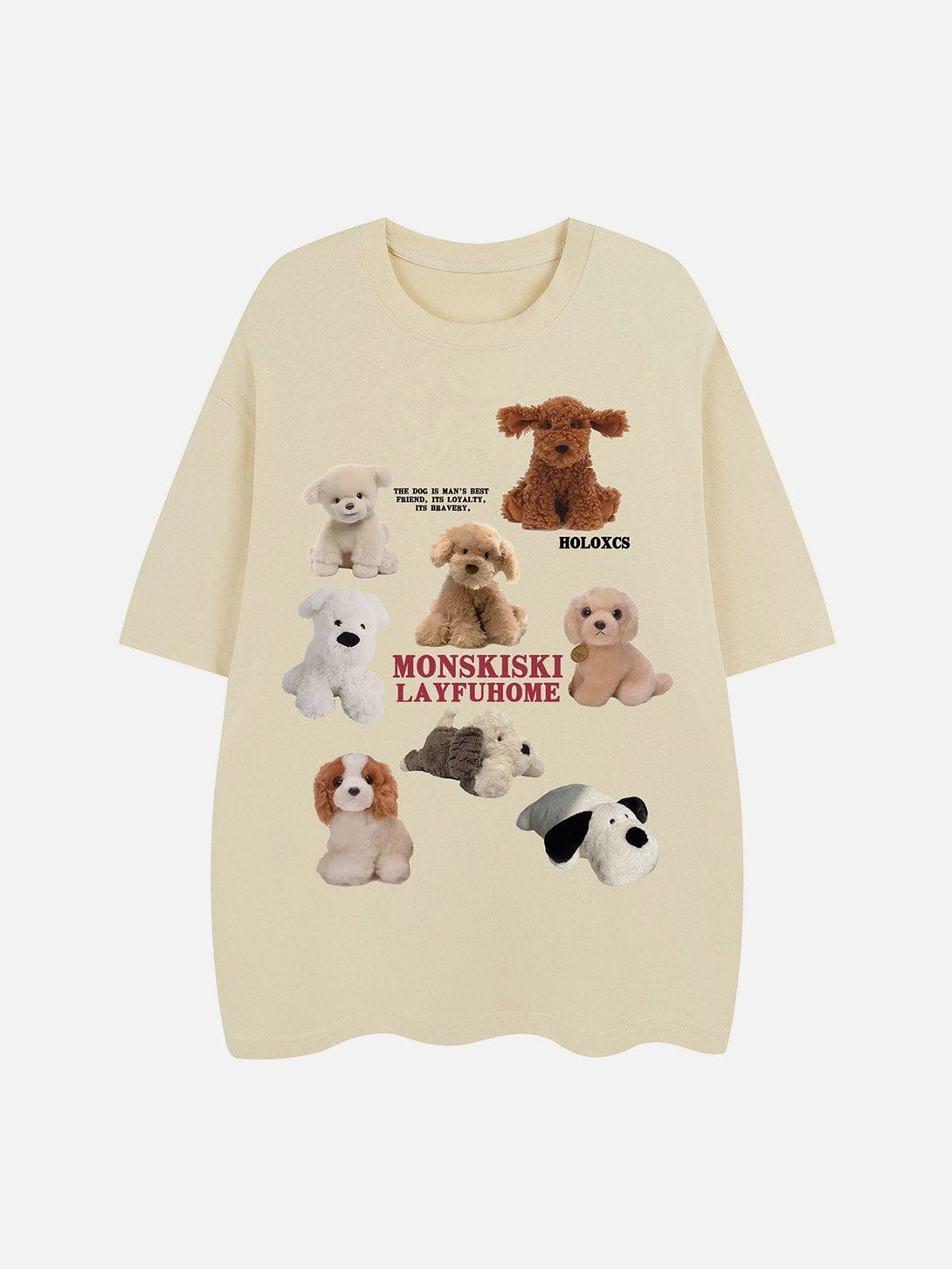 Ellesey - Dogs Print Tee- Streetwear Fashion - ellesey.com