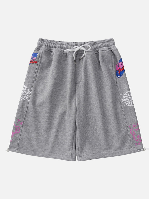 Ellesey - Drawstring Hem Casual Shorts- Streetwear Fashion - ellesey.com