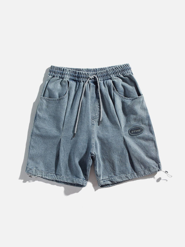 Ellesey - Drawstring Label Shorts- Streetwear Fashion - ellesey.com