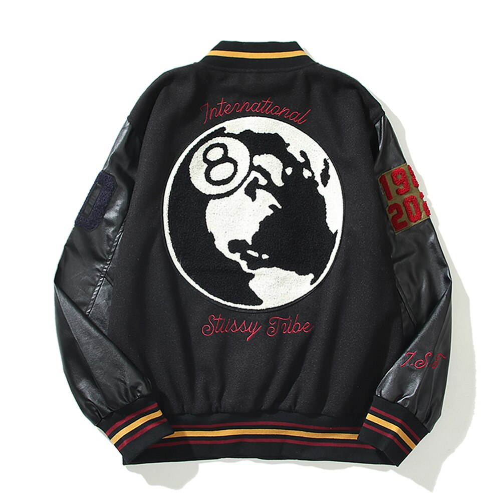 Ellesey - Eight Number Baseball Jacket- Streetwear Fashion - ellesey.com