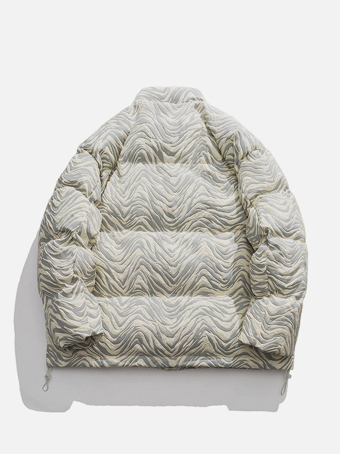 Ellesey - Embossed Zebra Pattern Winter Coat-Streetwear Fashion - ellesey.com