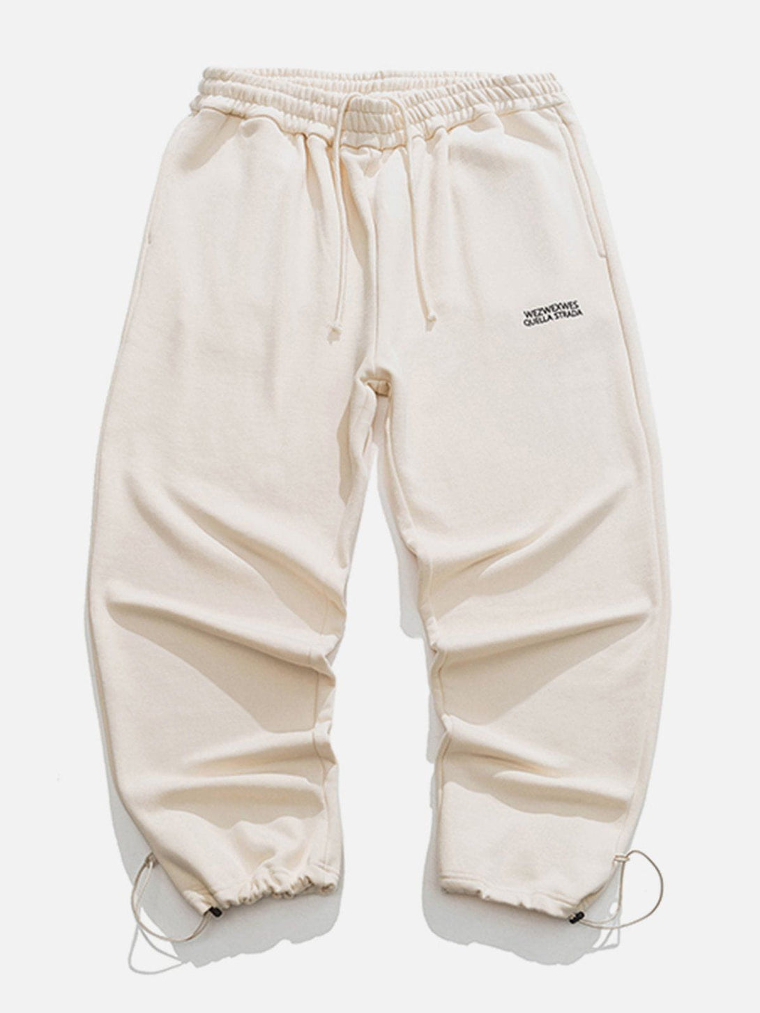 Ellesey - Embroidered Drawstring Pants- Streetwear Fashion - ellesey.com