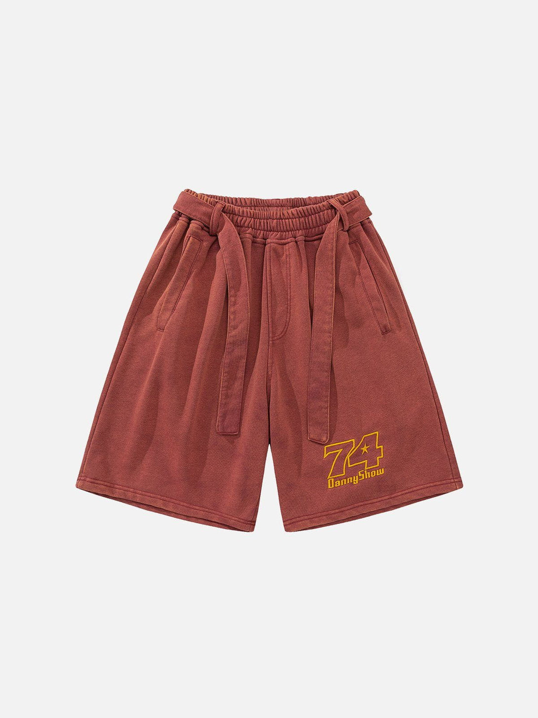 Ellesey - Embroidered Drawstring Shorts- Streetwear Fashion - ellesey.com