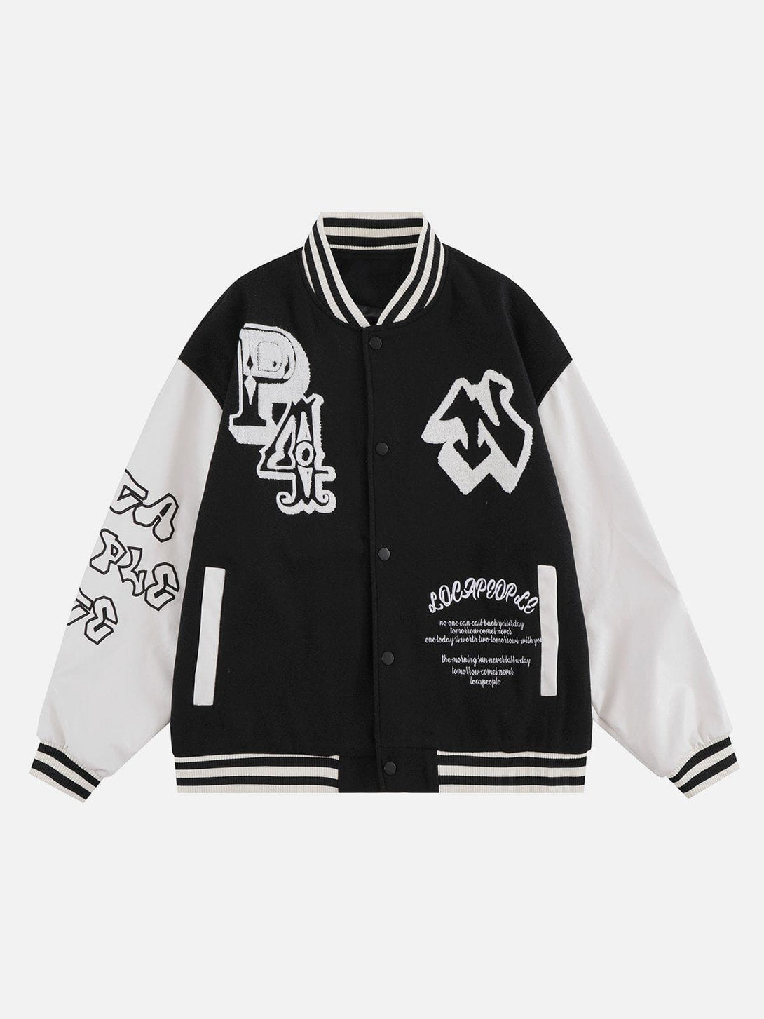 Ellesey - Embroidered Letter Patch Jacket- Streetwear Fashion - ellesey.com