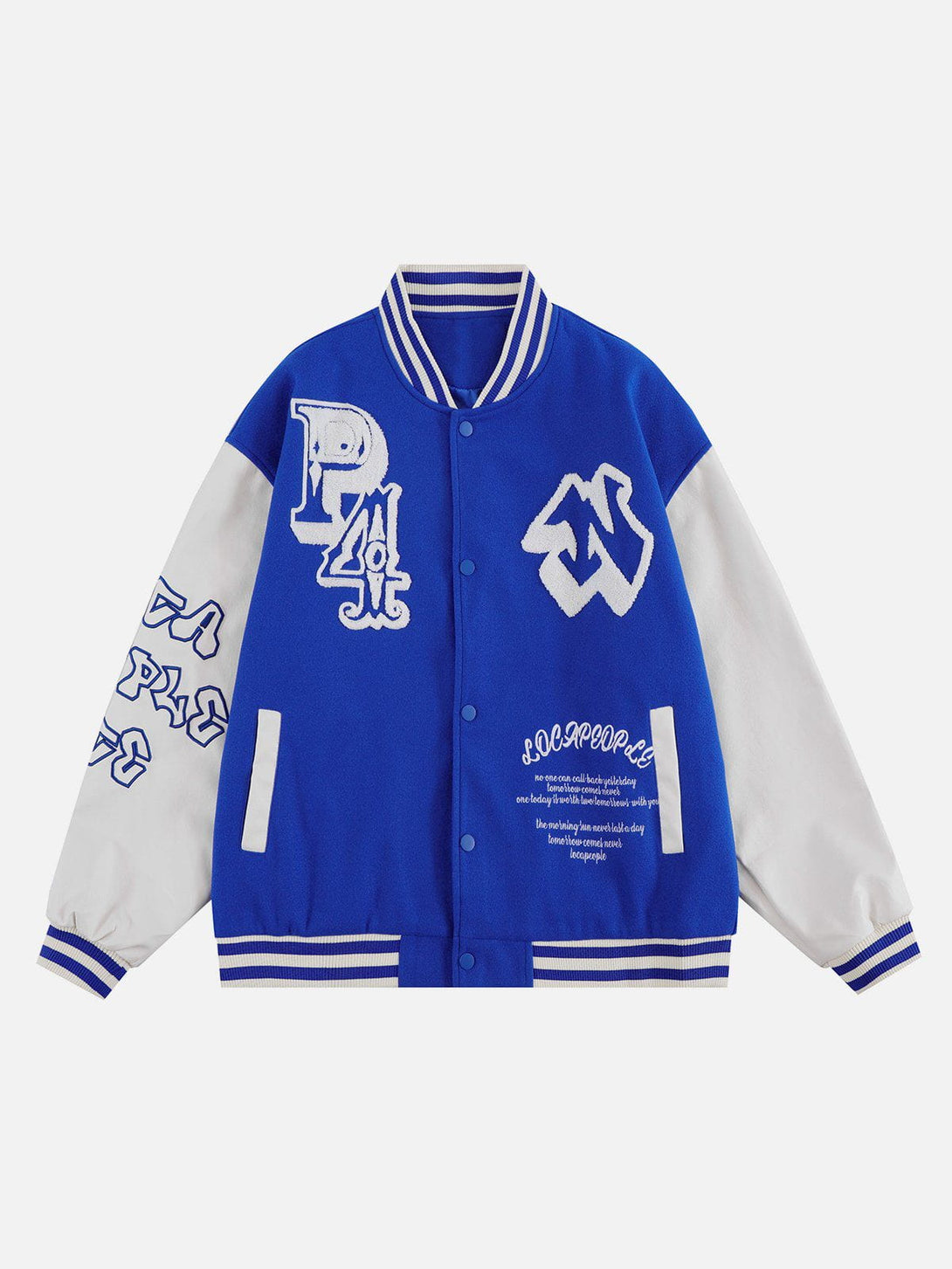 Ellesey - Embroidered Letter Patch Jacket- Streetwear Fashion - ellesey.com