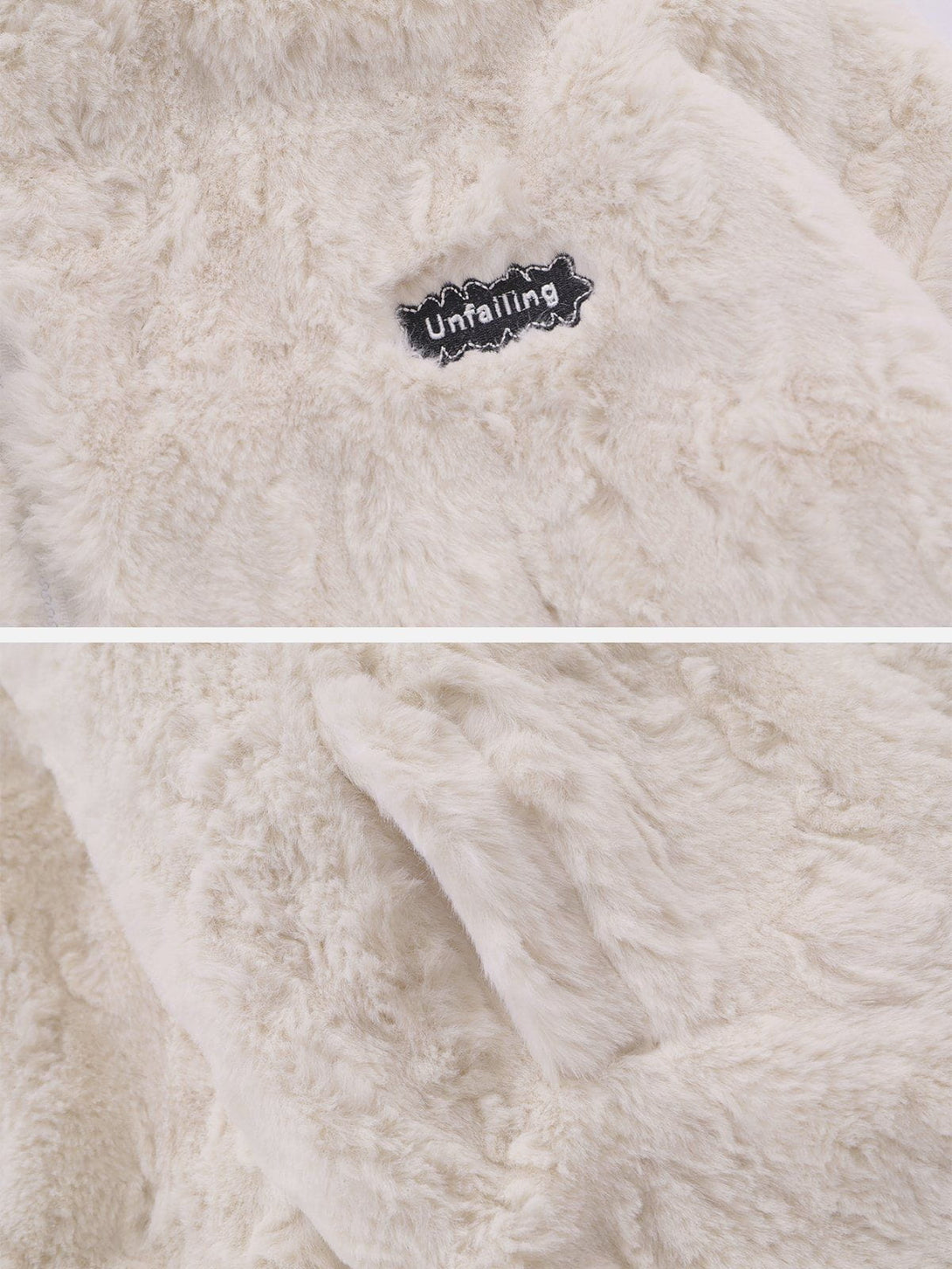 Ellesey - Embroidered Plush Winter Coat-Streetwear Fashion - ellesey.com