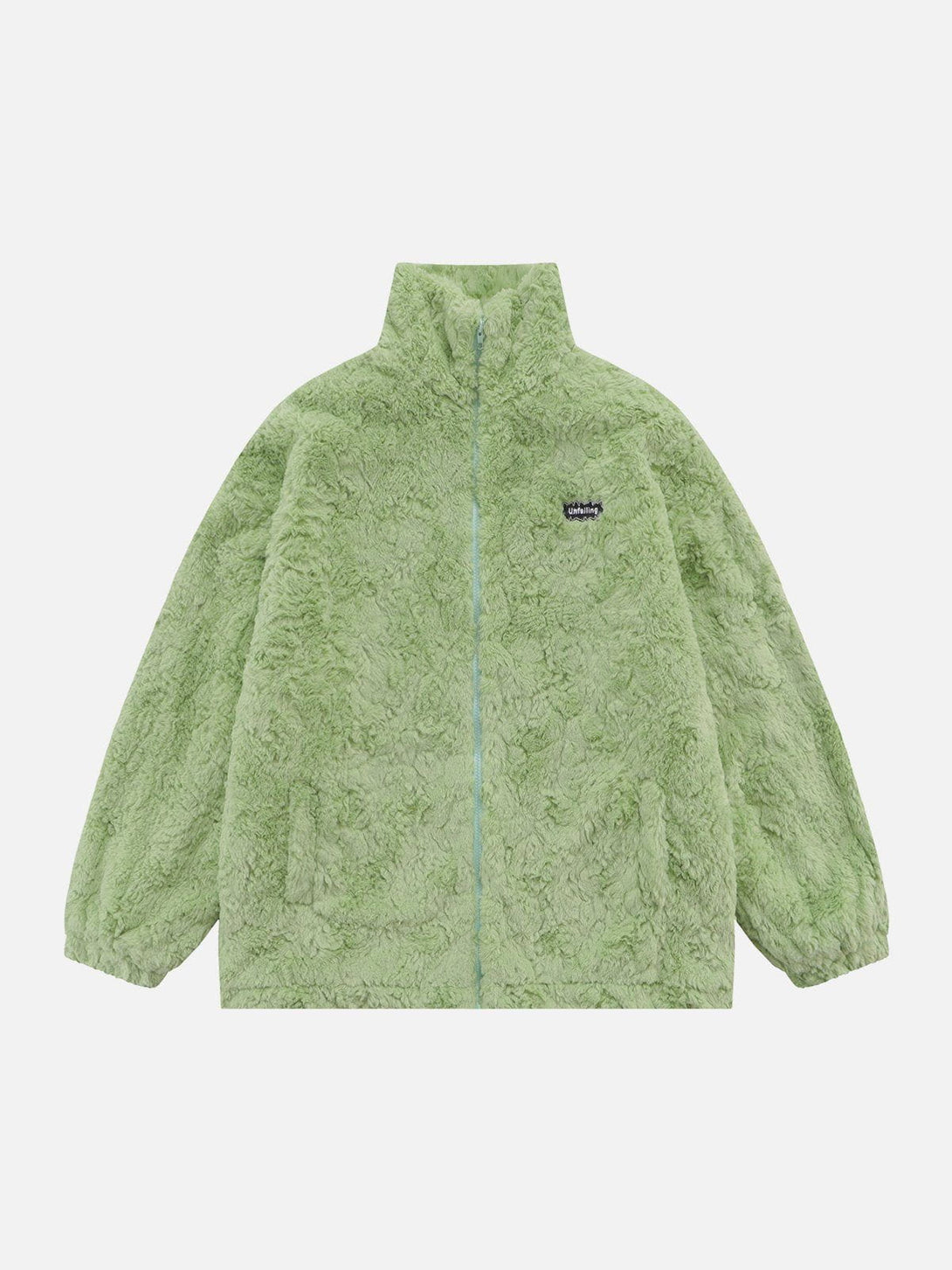 Ellesey - Embroidered Plush Winter Coat-Streetwear Fashion - ellesey.com