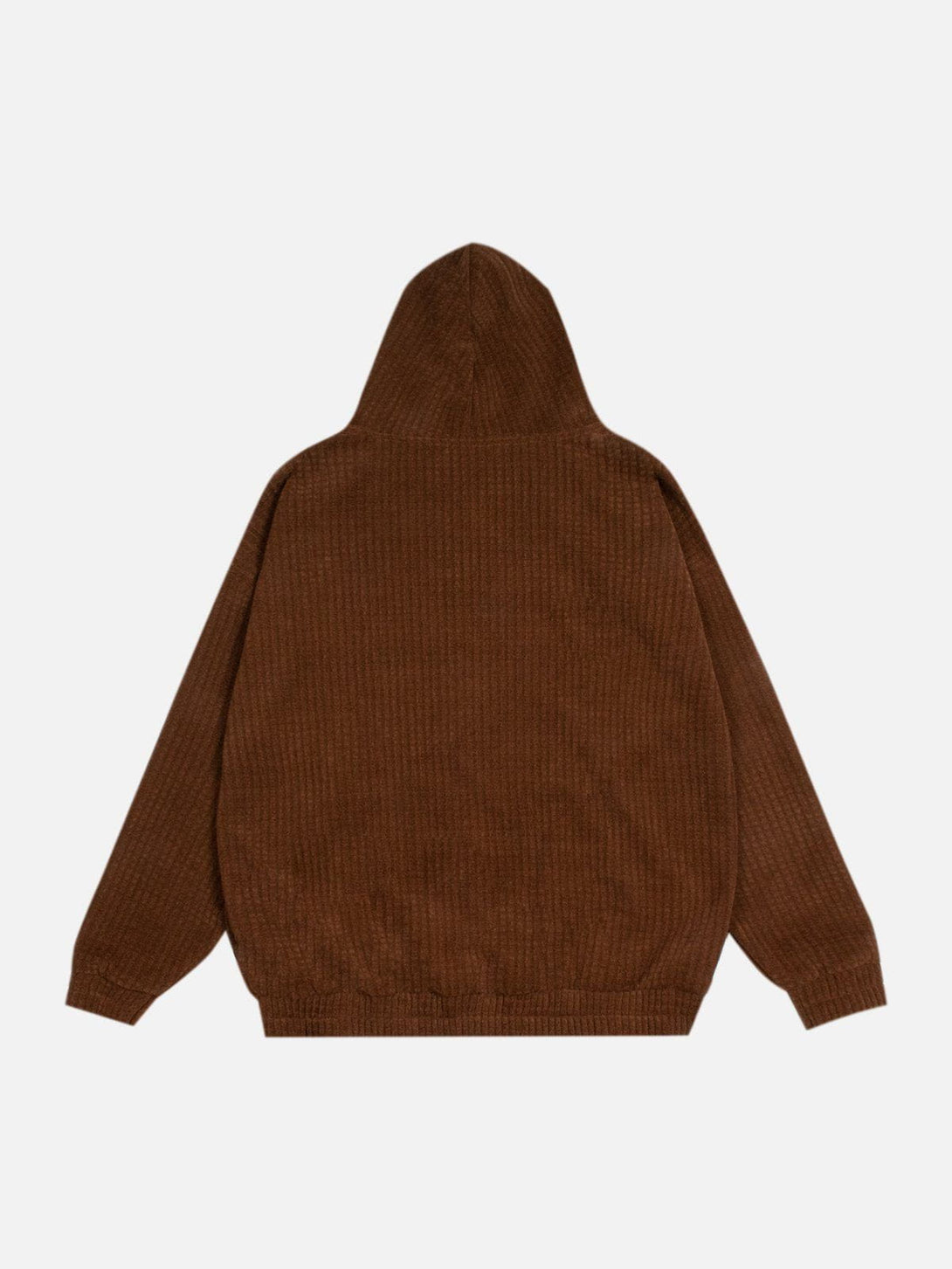 Ellesey - Embroidered Waffle Hoodie- Streetwear Fashion - ellesey.com