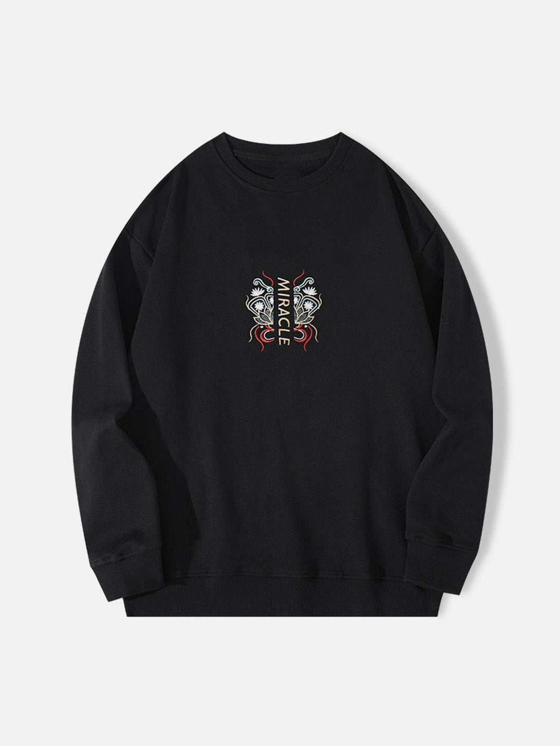 Ellesey - Embroidery Brocade Carp Sweatshirt- Streetwear Fashion - ellesey.com