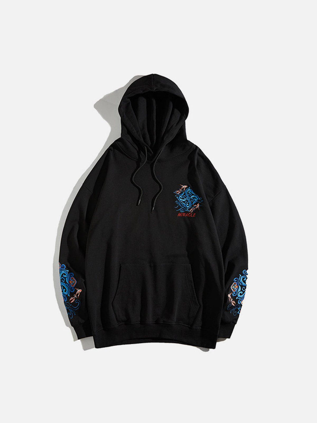 Ellesey - Embroidery Carp Hoodie- Streetwear Fashion - ellesey.com