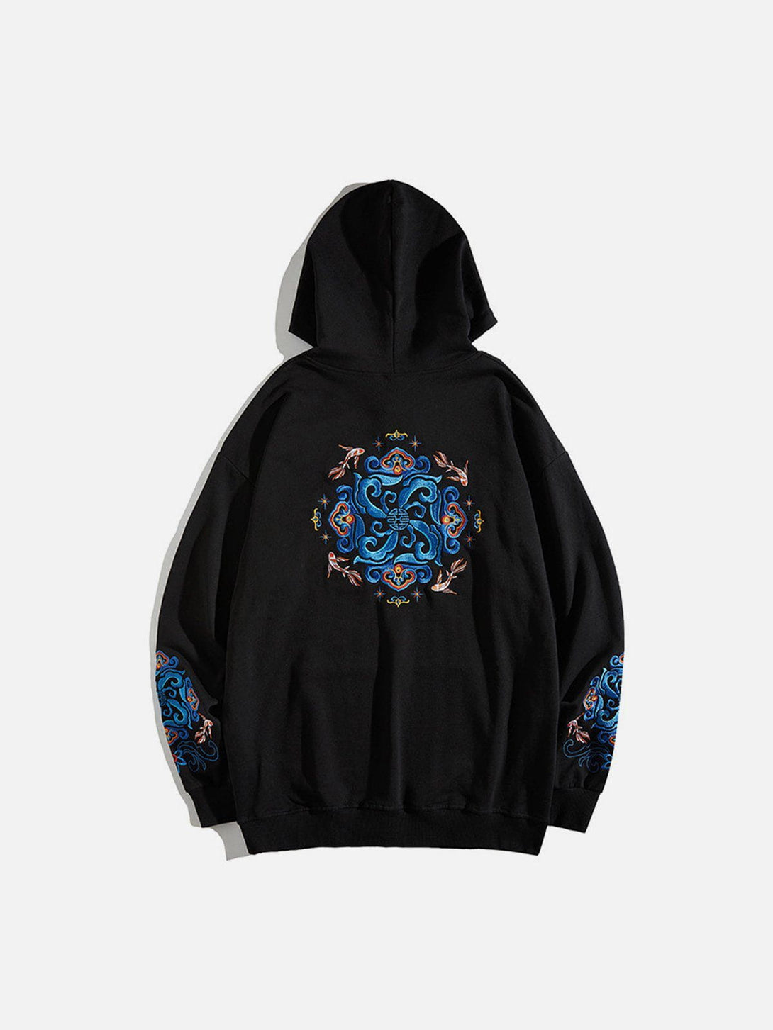 Ellesey - Embroidery Carp Hoodie- Streetwear Fashion - ellesey.com