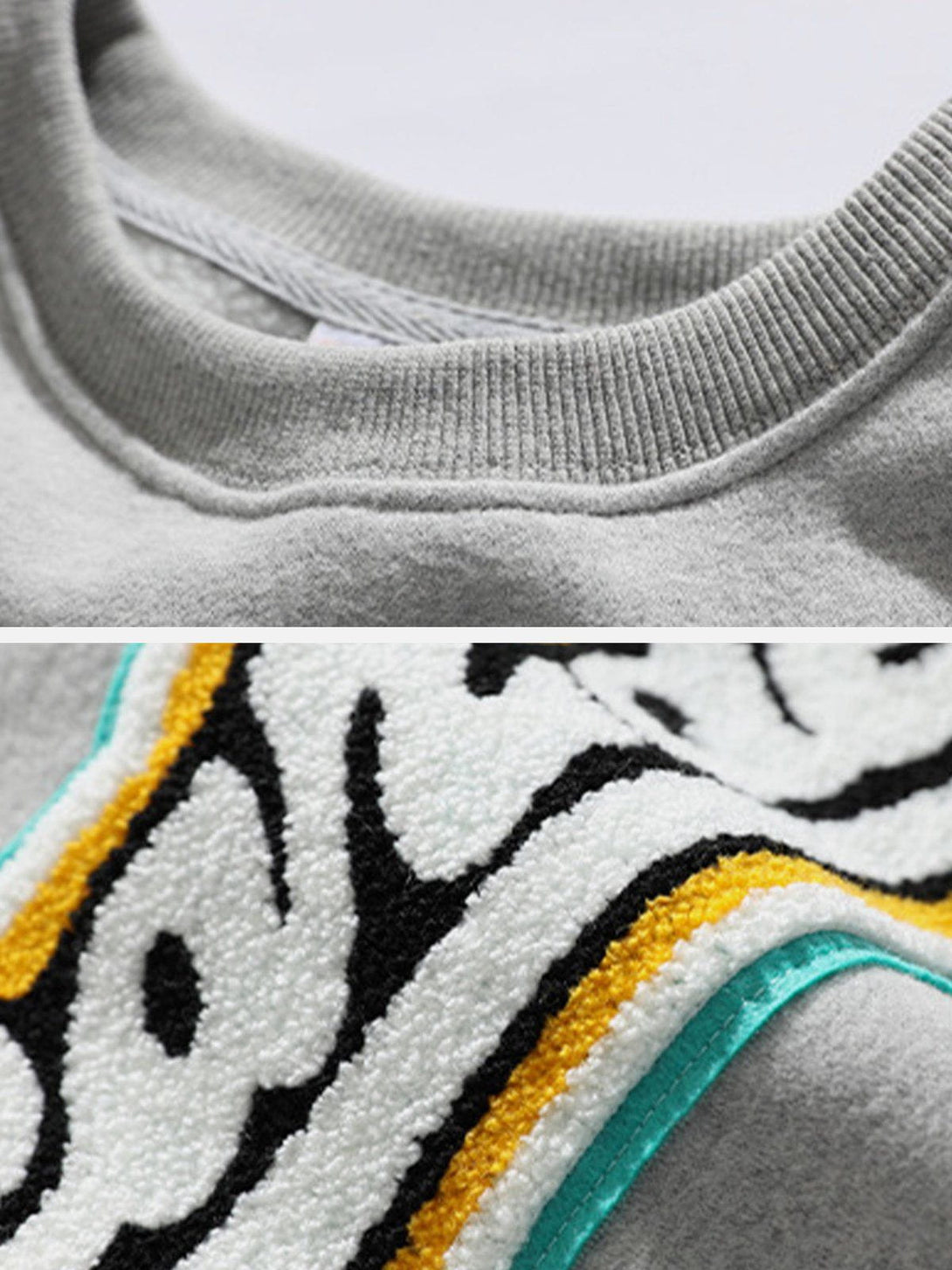 Ellesey - Embroidery Graphic Sweatshirt- Streetwear Fashion - ellesey.com