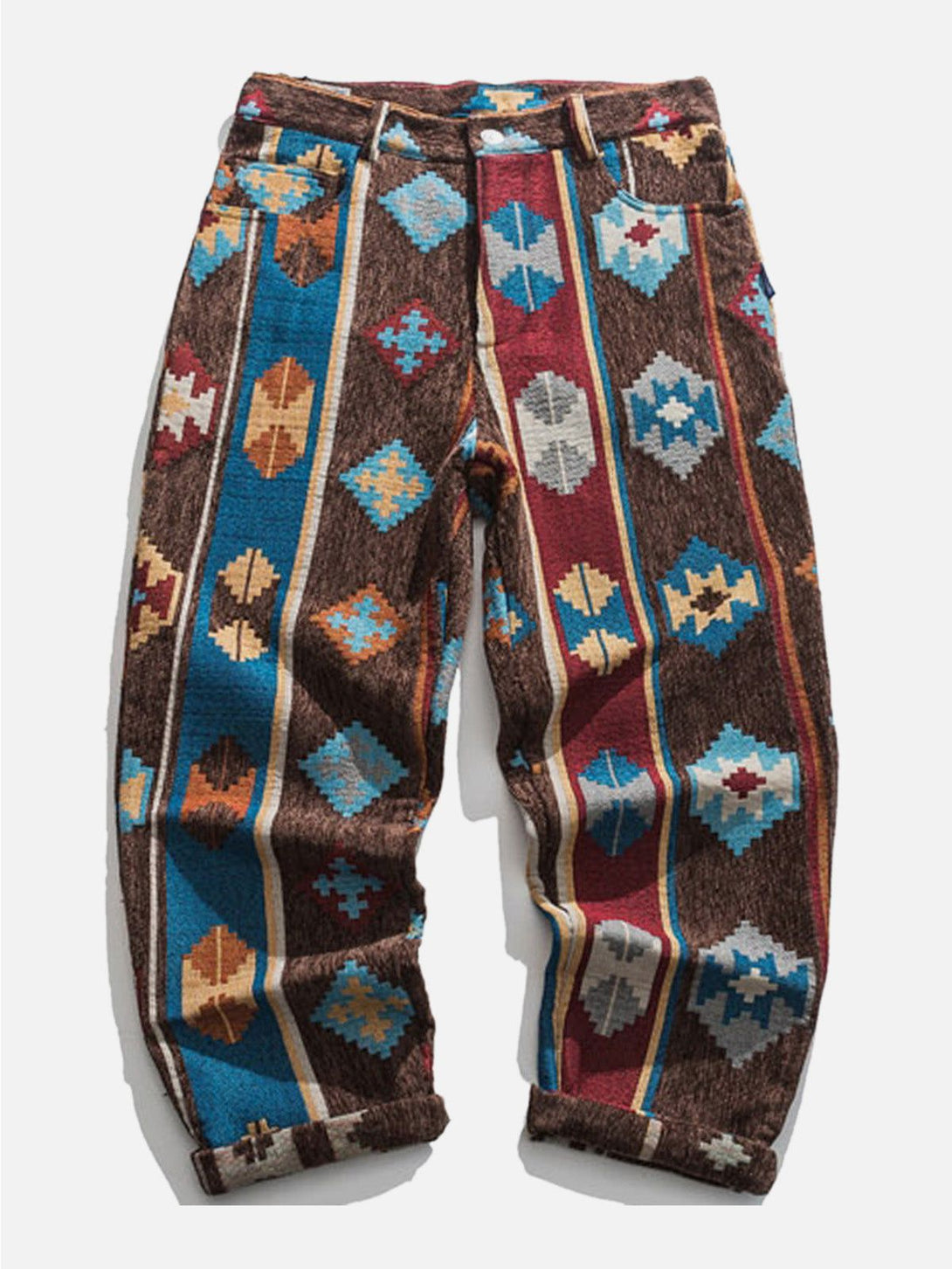 Ellesey - Ethnic Embroidery Pants- Streetwear Fashion - ellesey.com