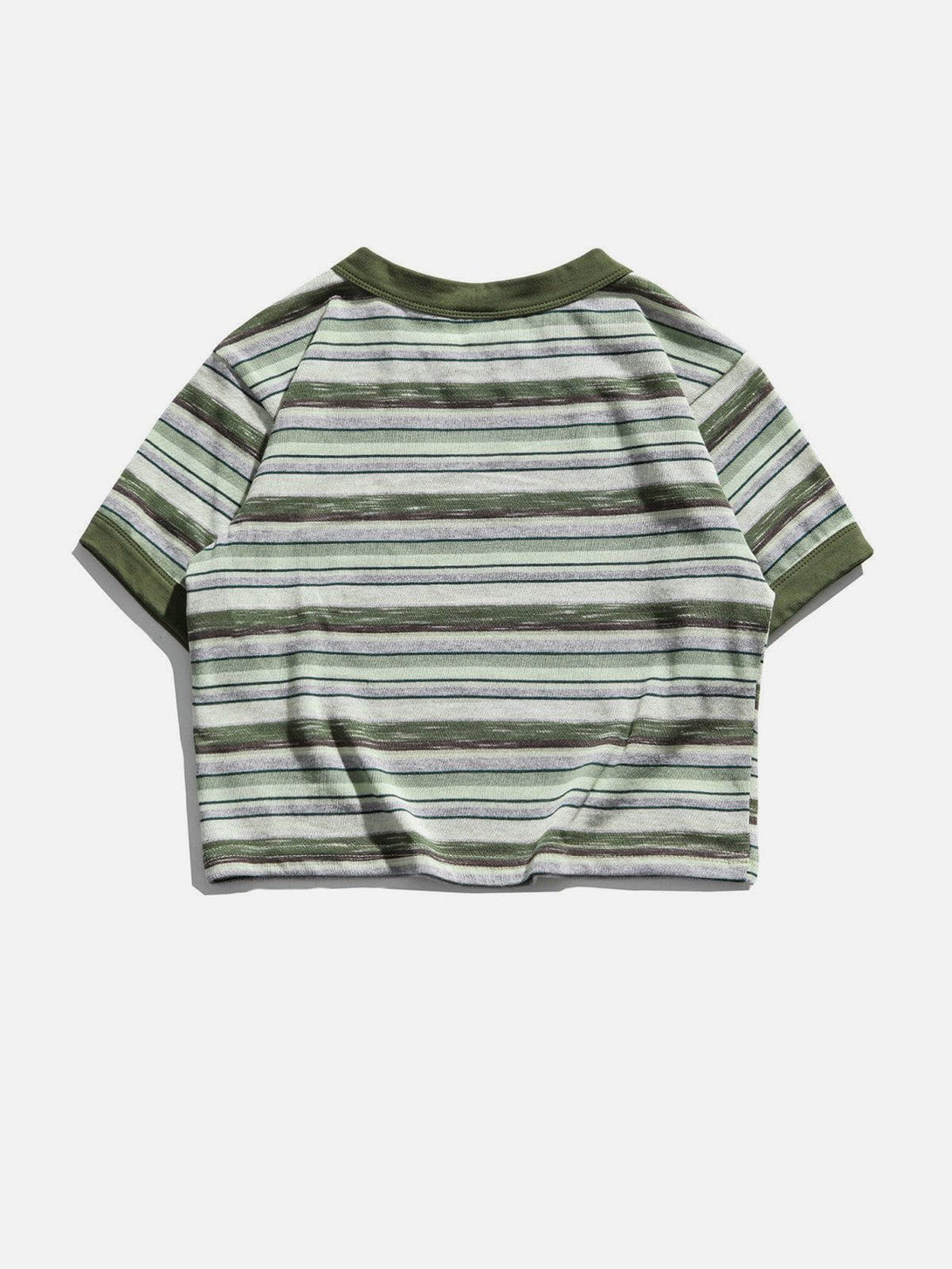 Ellesey - "Explorer" Stripe Crop Tee- Streetwear Fashion - ellesey.com