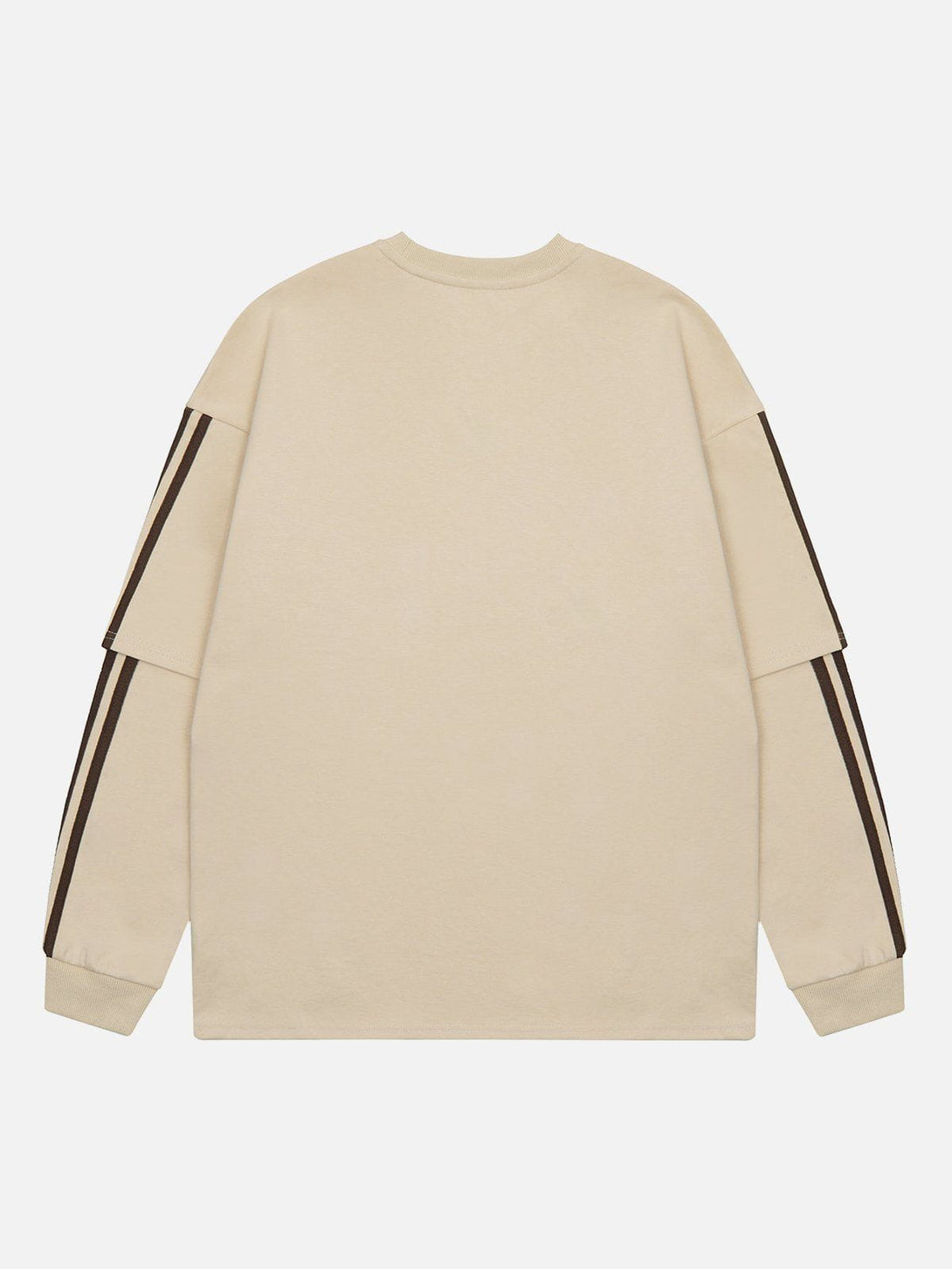 Ellesey - Fake Two Pieces Solid Color Sweatshirt- Streetwear Fashion - ellesey.com