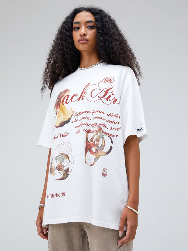 Ellesey - Fire Graphic Cotton Tee- Streetwear Fashion - ellesey.com