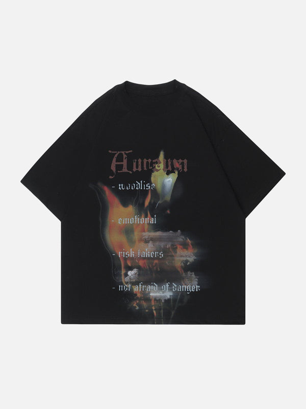 Ellesey - Fire Graphic Tee- Streetwear Fashion - ellesey.com