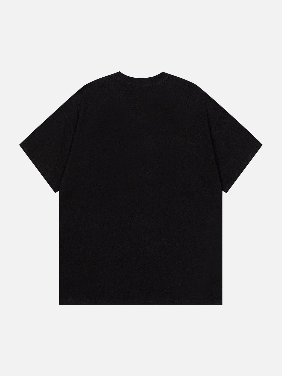 Ellesey - Flame Letter Embroidery Tee- Streetwear Fashion - ellesey.com