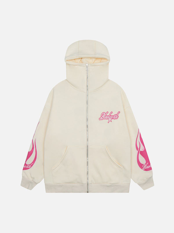 Ellesey - Flame Print Hoodie- Streetwear Fashion - ellesey.com