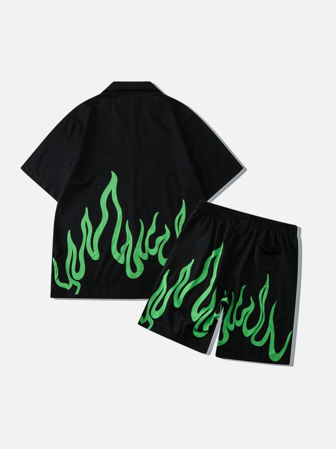 Ellesey - Flame Print Shorts- Streetwear Fashion - ellesey.com