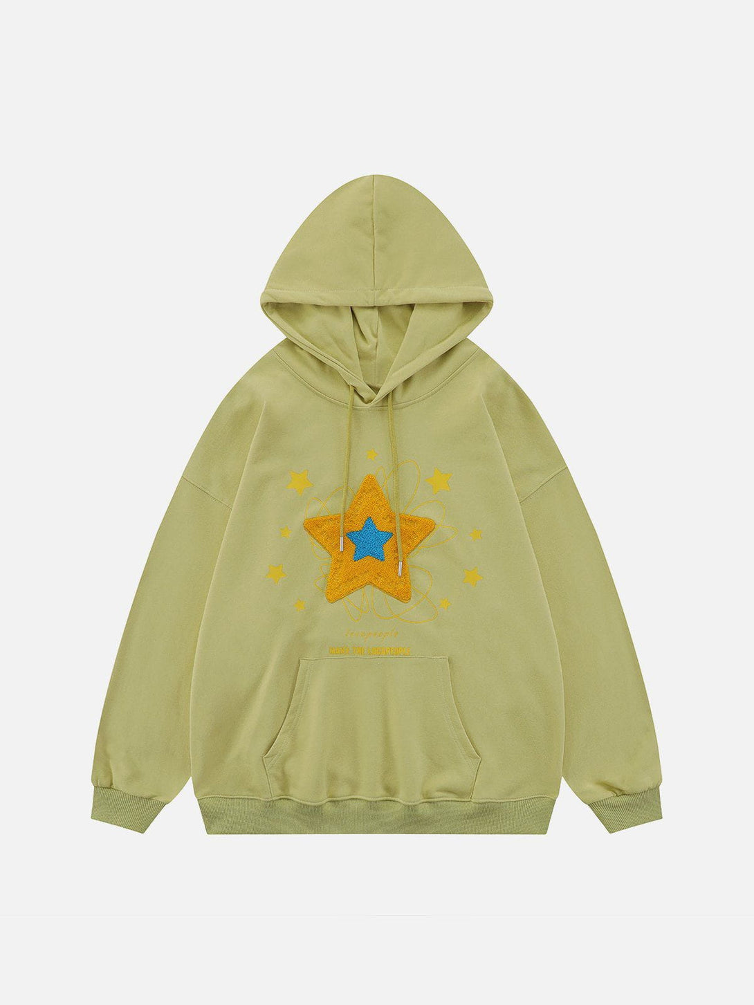 Ellesey - Flocked Star Hoodie- Streetwear Fashion - ellesey.com