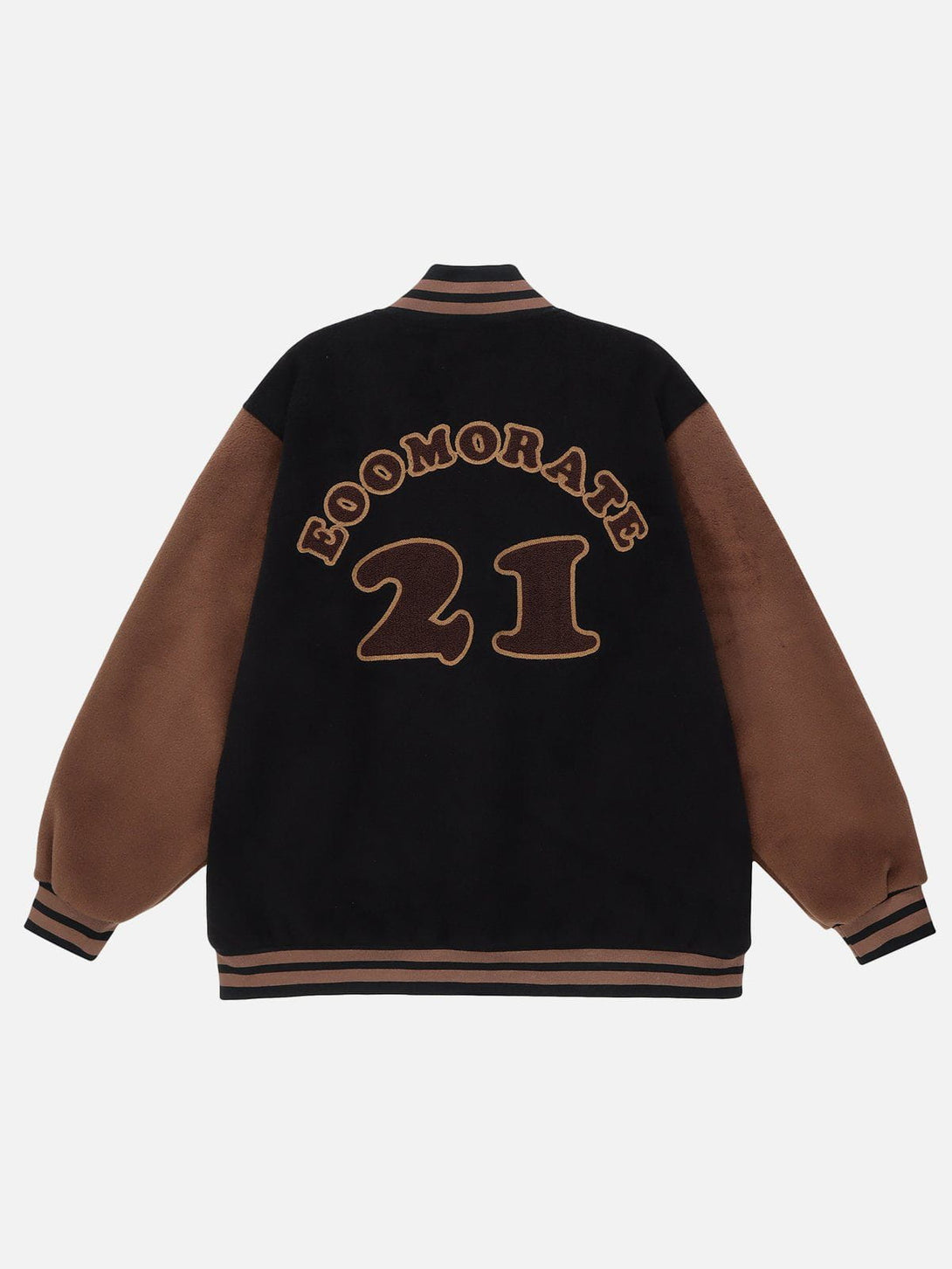 Ellesey - Flocking "21" Print Varsity Jacket- Streetwear Fashion - ellesey.com