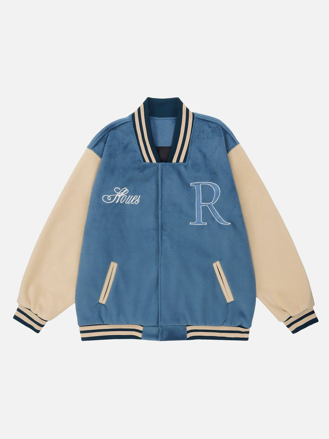 Ellesey - Flocking "21" Print Varsity Jacket- Streetwear Fashion - ellesey.com