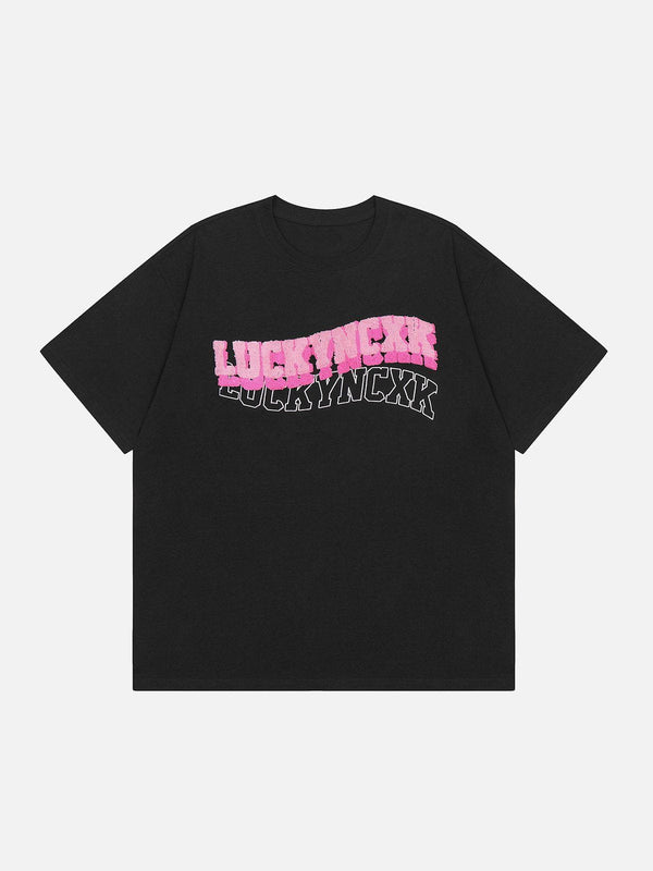 Ellesey - Flocking Print Tee- Streetwear Fashion - ellesey.com