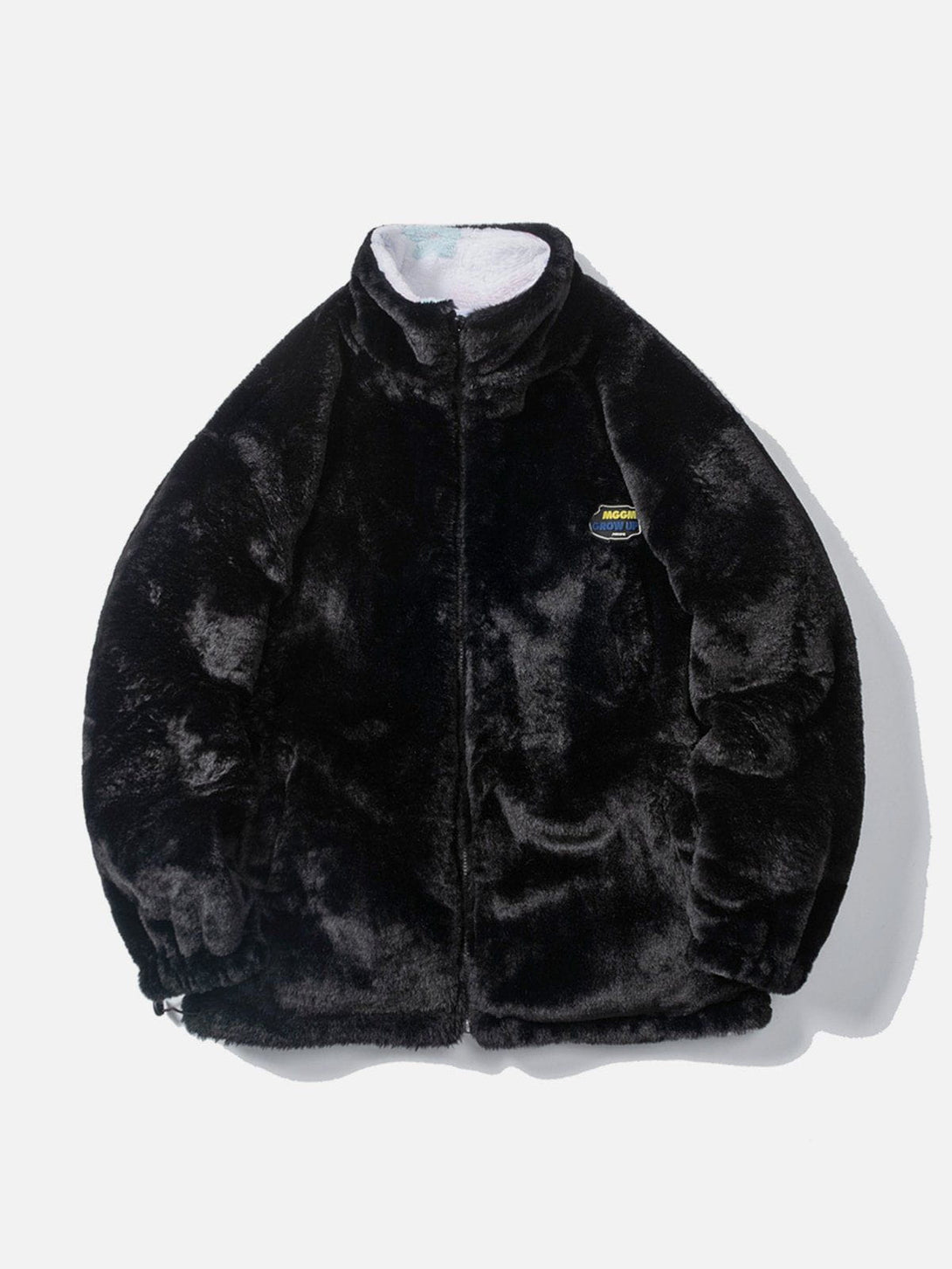 Ellesey - Floral Reversible Sherpa Winter Coat-Streetwear Fashion - ellesey.com