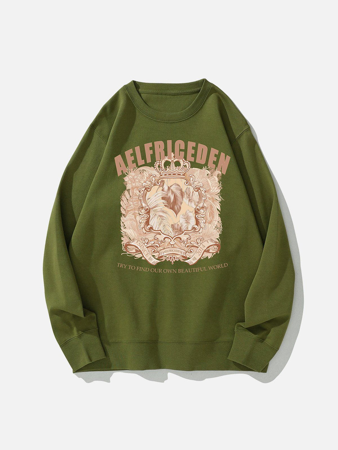 Ellesey - Flower Crown Graphic Sweatshirt- Streetwear Fashion - ellesey.com