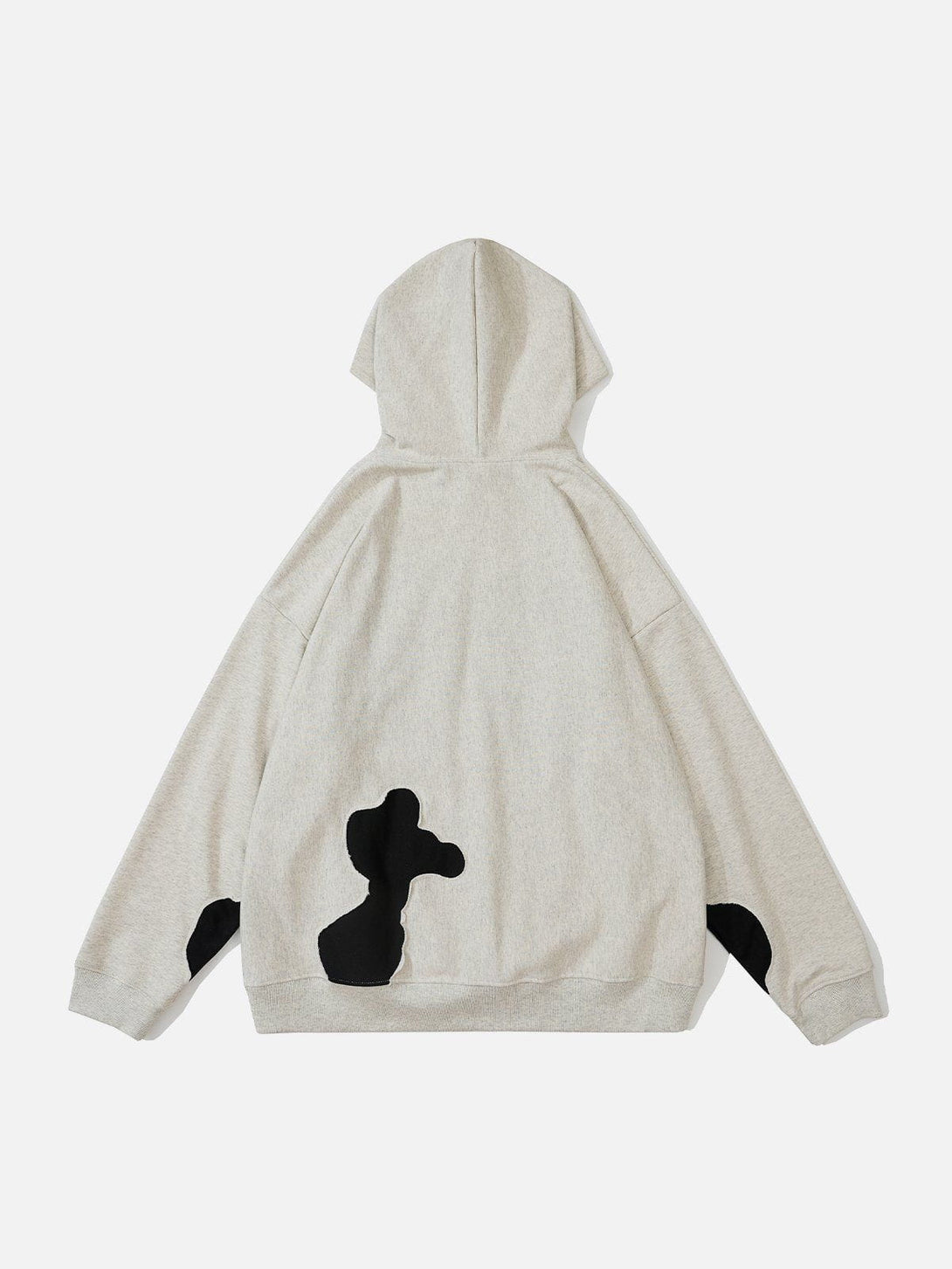 Ellesey - Foam Print Ripped Hoodie- Streetwear Fashion - ellesey.com