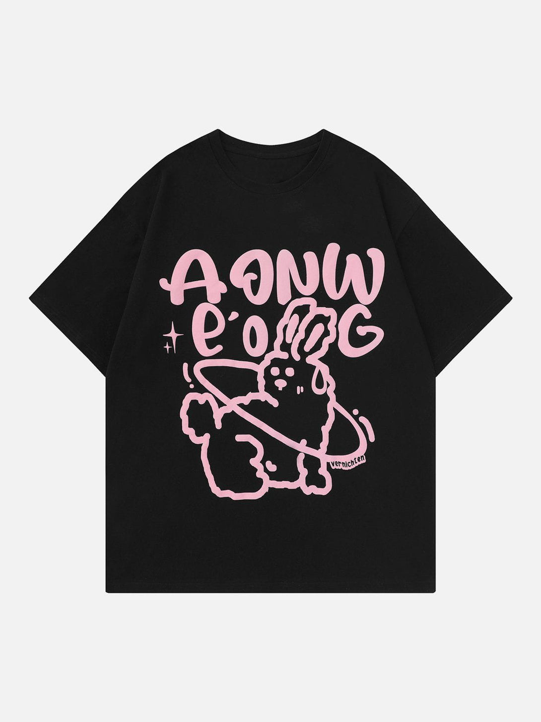 Ellesey - Foam Printing Rabbit Tee- Streetwear Fashion - ellesey.com